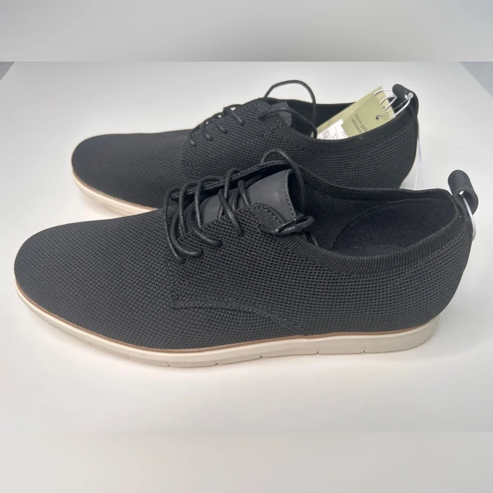 Goodfellow & Co Men's Kev Knit Dress Shoes, Black, Various Sizes